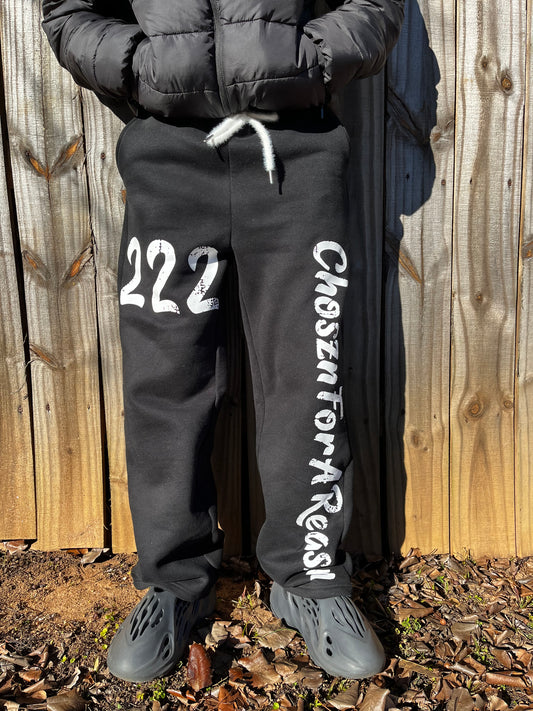 BLACK ChosznForAReaszn Sweatpants